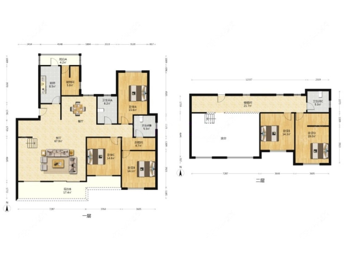 上海新江湾城雍景苑在售二手房源户型图_小牛看房