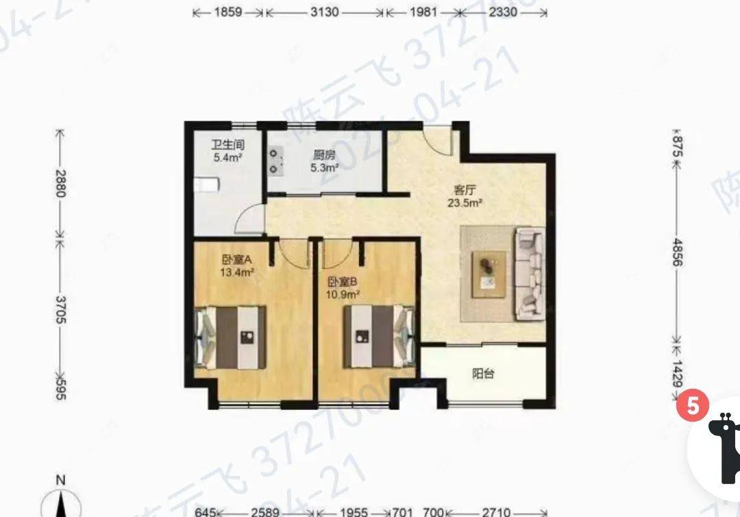 上海万业紫辰苑在售二手房源户型图_小牛看房
