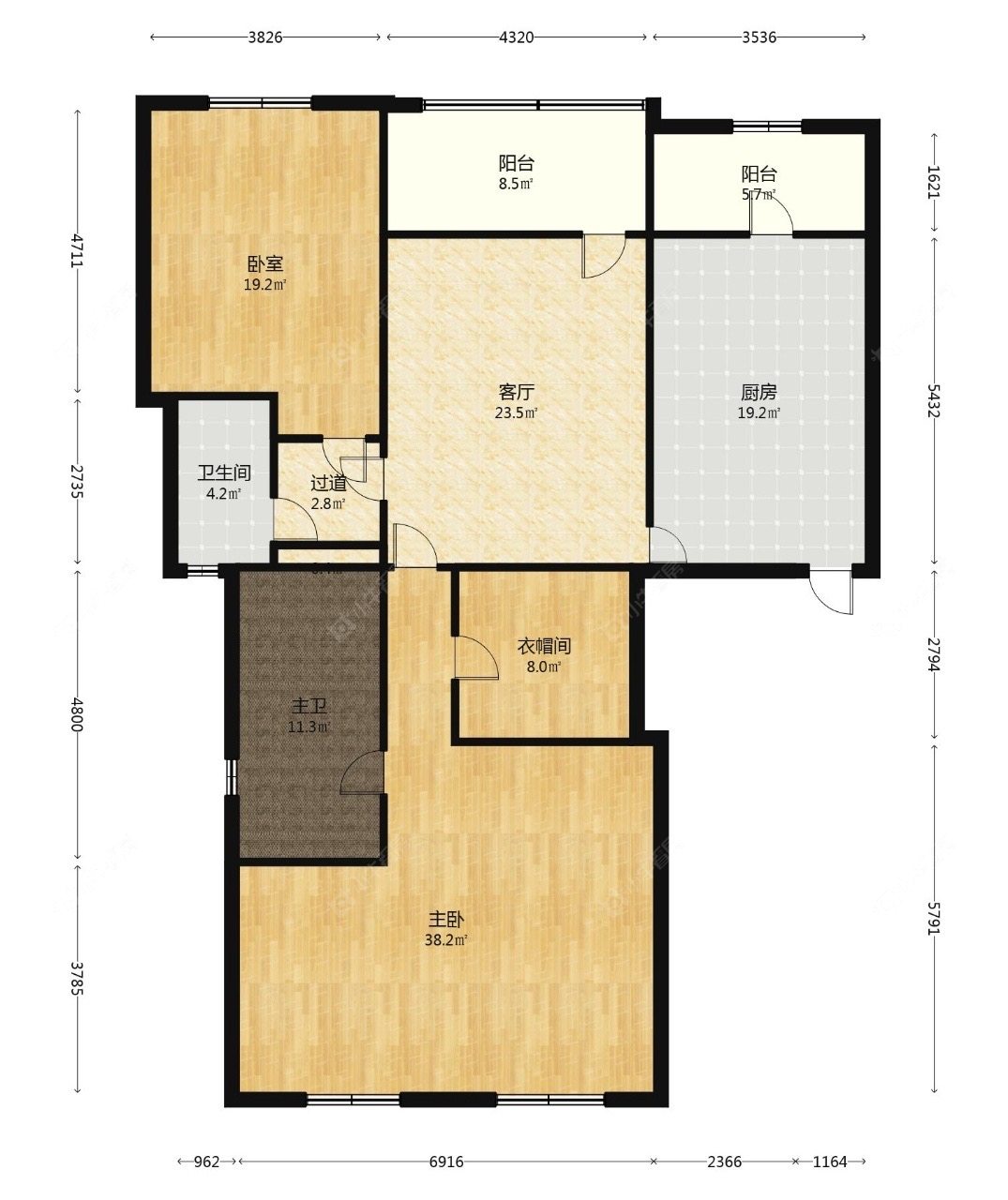 上海翠湖天地御苑在售二手房源户型图_小牛看房