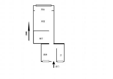 上海六里二村1室1厅1卫在售二手房房源图片
