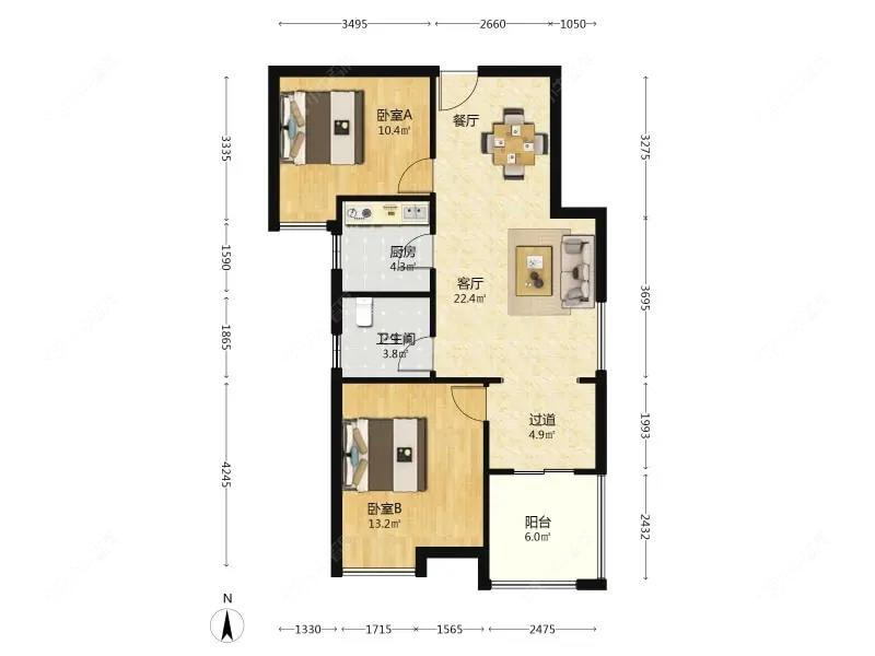 上海保利叶语一期在售二手房源户型图_小牛看房