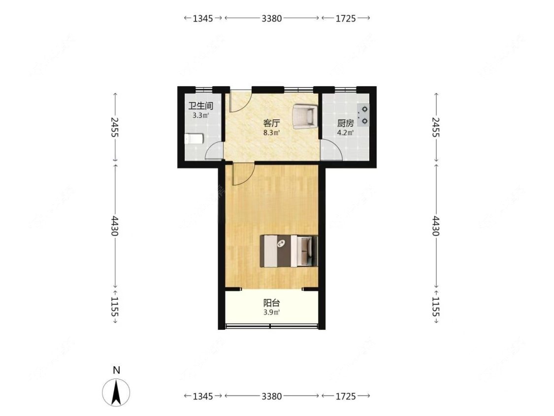 上海华浜二村在售二手房源户型图_小牛看房