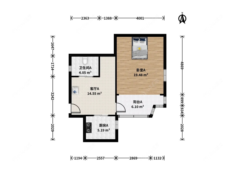 上海梅北小区在售二手房源小区图_小牛看房