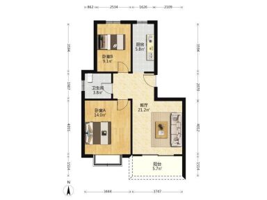 上海菊晨苑2室在售二手房房源图片