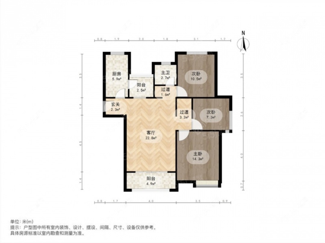 上海金葵佳苑在售二手房源户型图_小牛看房