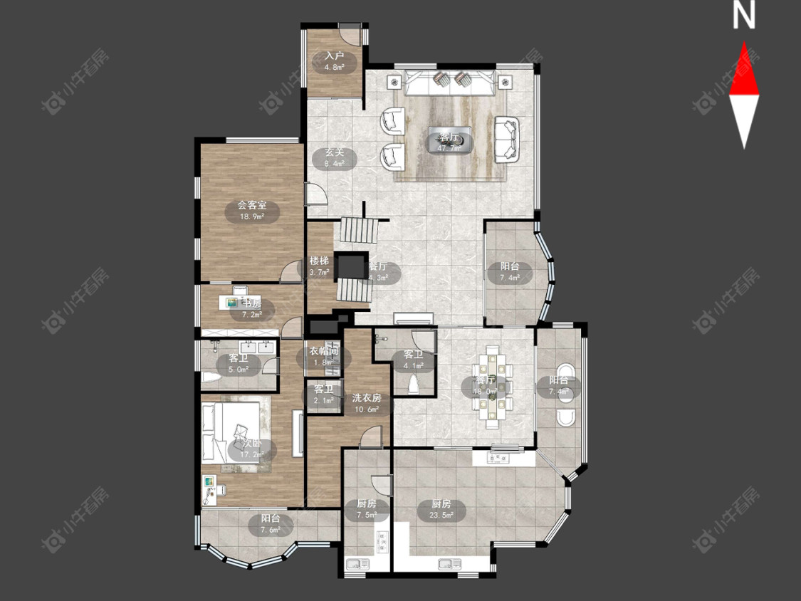 上海绿洲千岛花园在售二手房源户型图_小牛看房