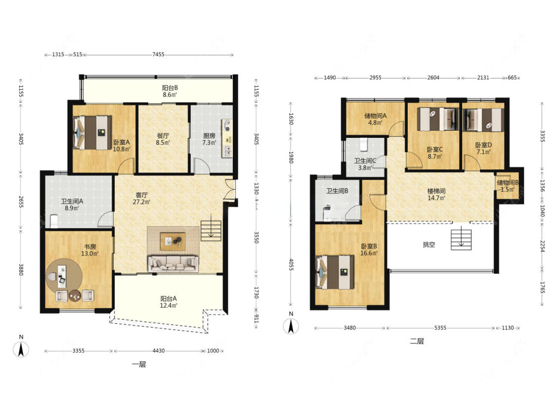 上海陆家嘴花园一期在售二手房源户型图_小牛看房