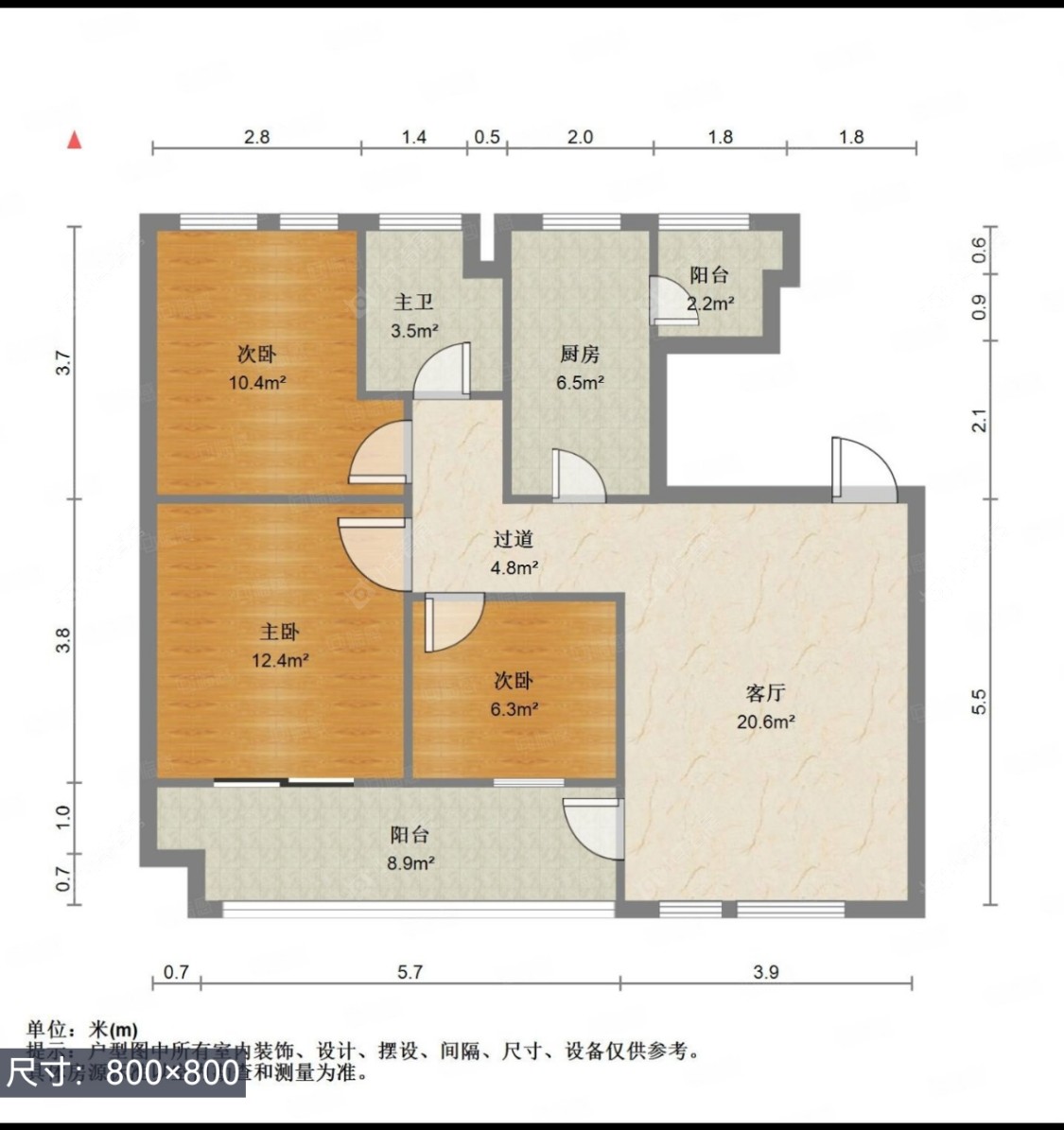 上海美兰湖岭域在售二手房源户型图_小牛看房