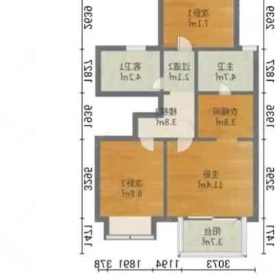 上海万科启宸在售二手房源户型图_小牛看房