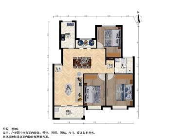上海幸福小镇明丰绿都3室2厅2卫在售二手房房源图片