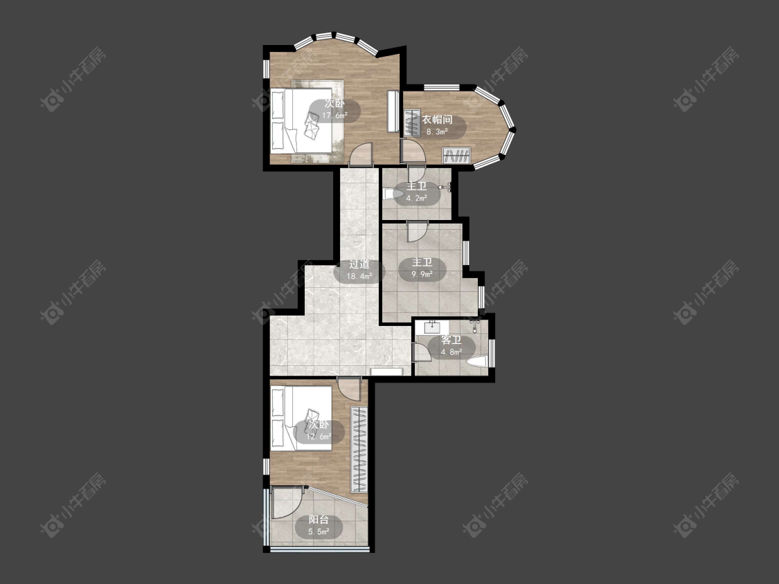 上海绿洲千岛花园在售二手房源户型图_小牛看房