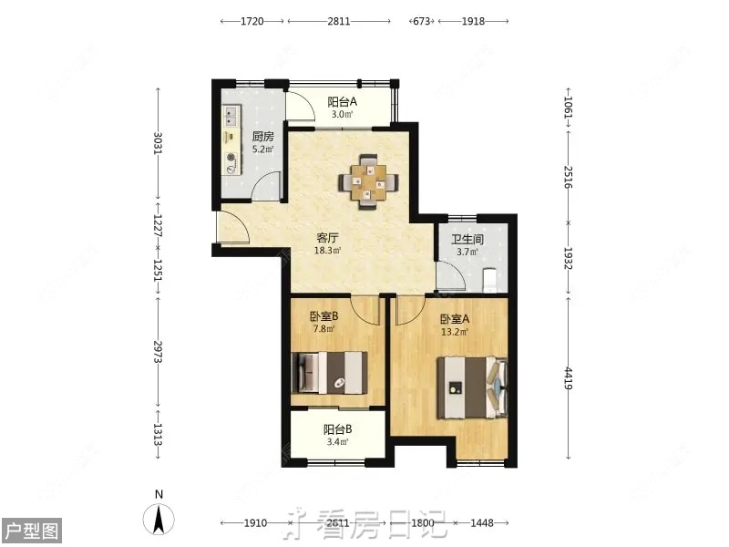 上海馨汇佳苑在售二手房源户型图_小牛看房