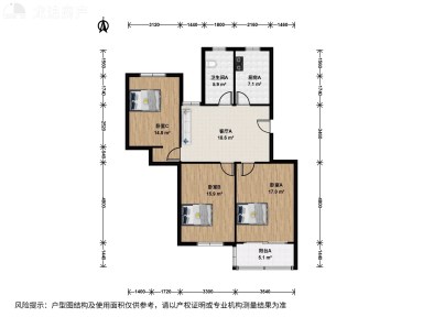 上海妙境公寓3室1厅1卫在售二手房房源图片