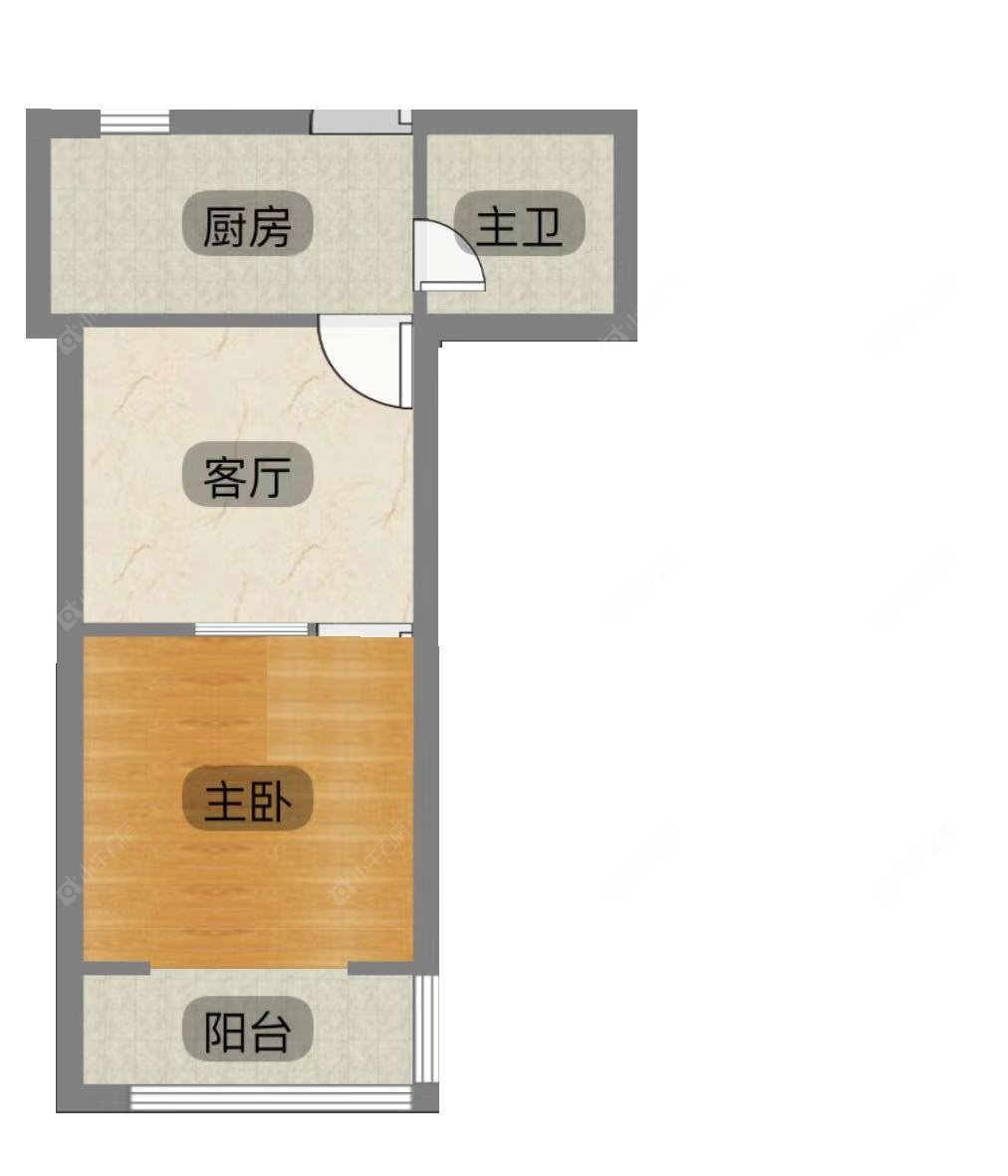 上海昌五小区在租房源户型图_小牛看房