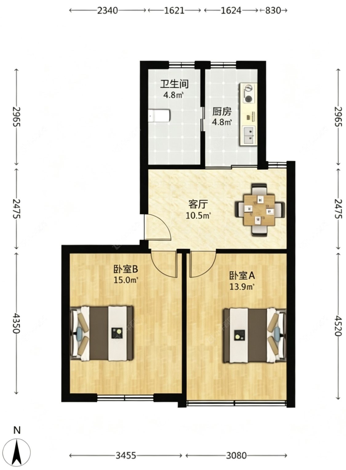 上海连波路228弄在售二手房源户型图_小牛看房