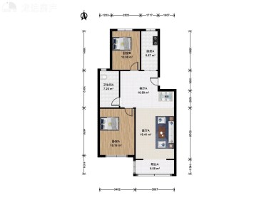 上海王桥苑2室2厅1卫在售二手房房源图片
