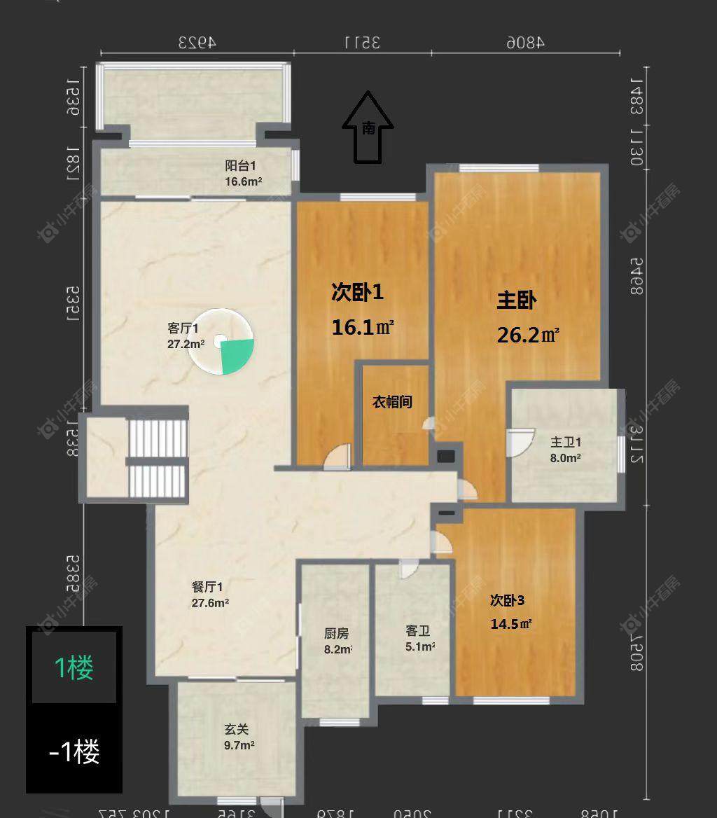 上海铂珏公馆在售二手房源户型图_小牛看房