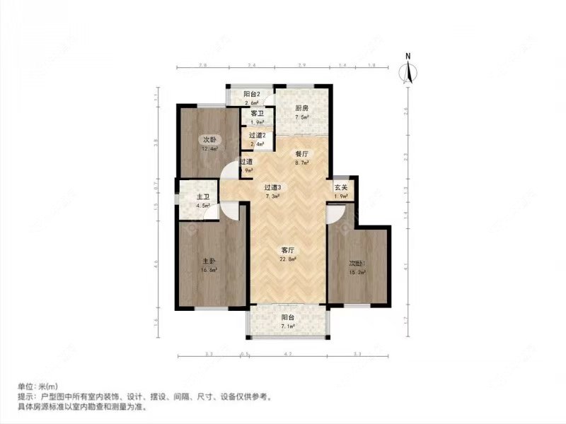 上海怡泰家苑在租房源户型图_小牛看房