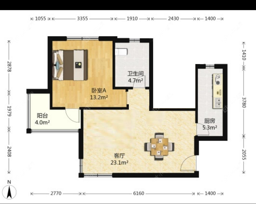 上海采菊苑在售二手房源户型图_小牛看房