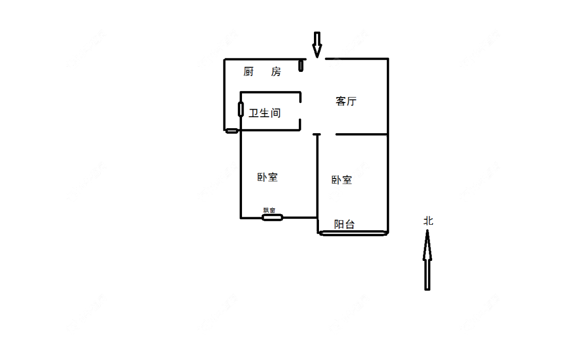 上海浦虹苑在租房源户型图_小牛看房