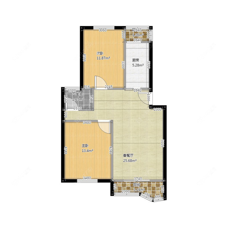 上海东丽苑在租房源户型图_小牛看房