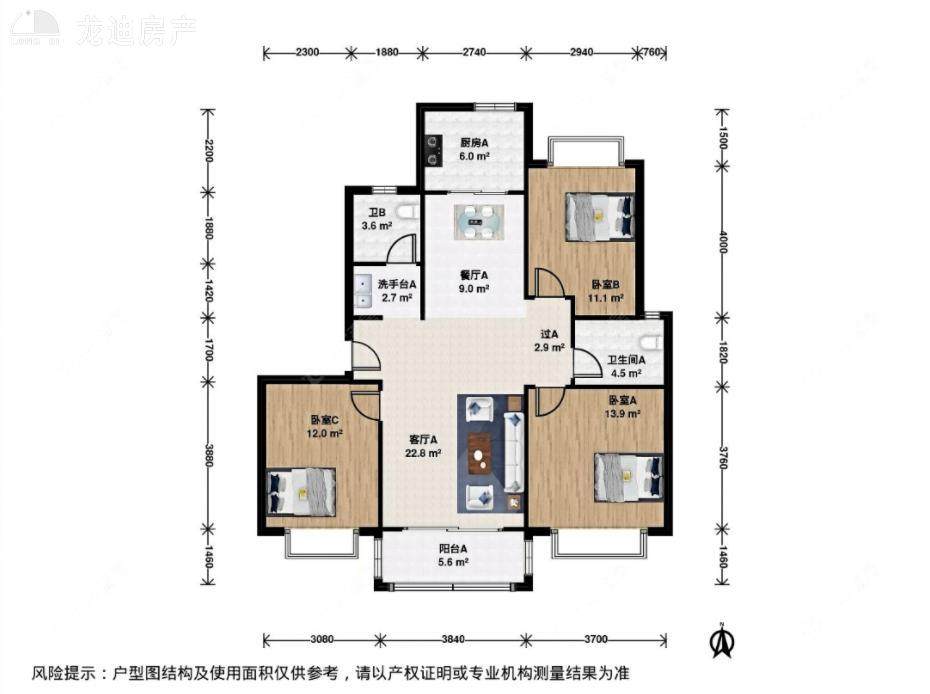 上海曙光北苑在售二手房源户型图_小牛看房