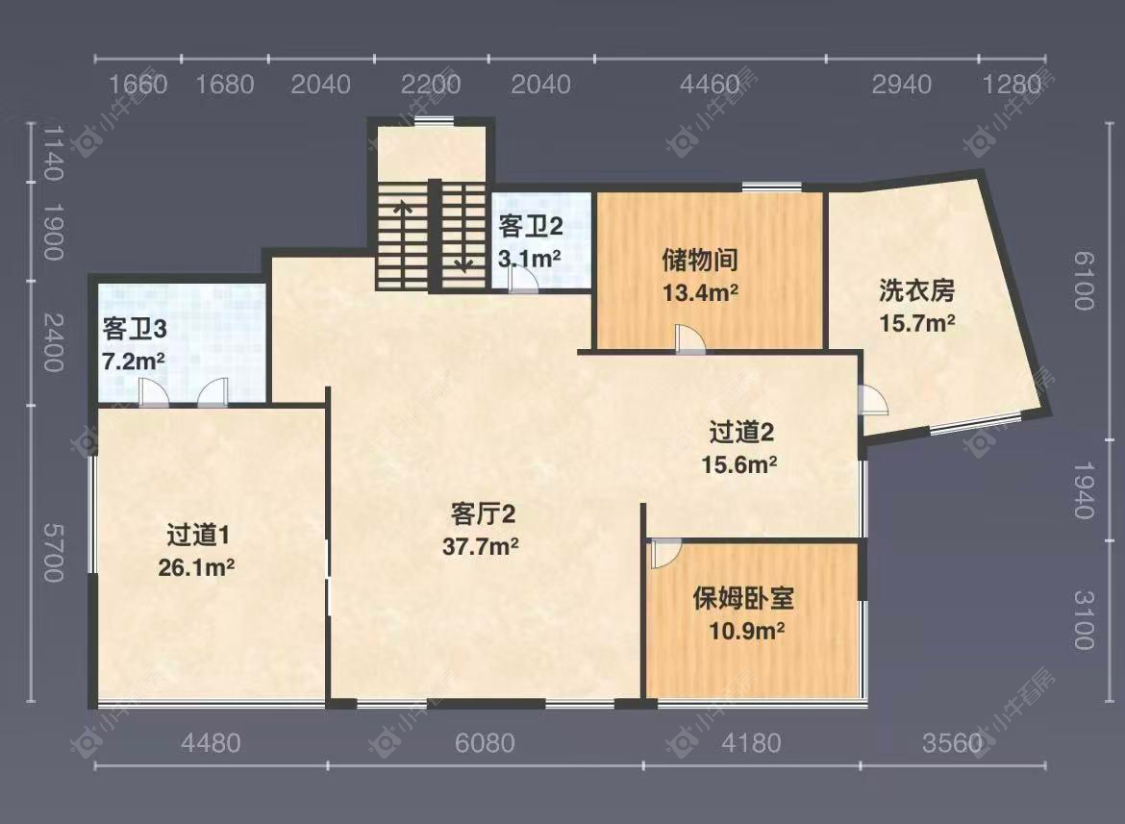 上海海德花园别墅区在售二手房源户型图_小牛看房