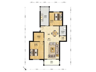 上海虹光公寓2室在售二手房房源图片