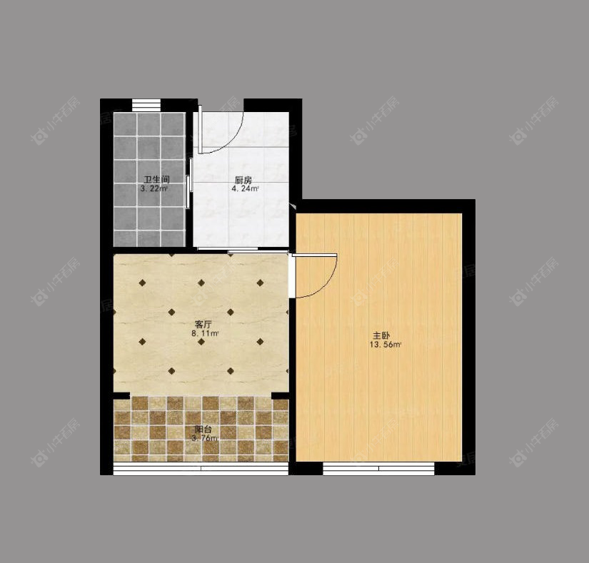 上海凌桥二村在售二手房源户型图_小牛看房