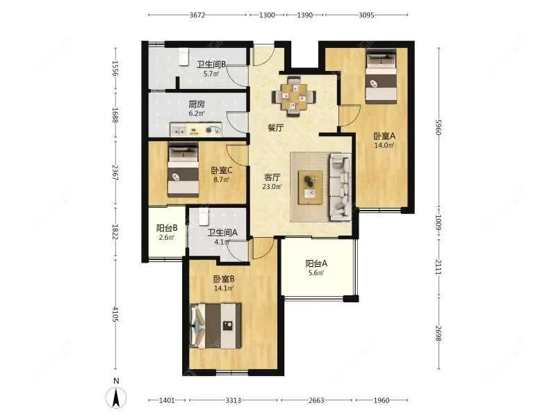 上海保利叶上海二期在售二手房源户型图_小牛看房