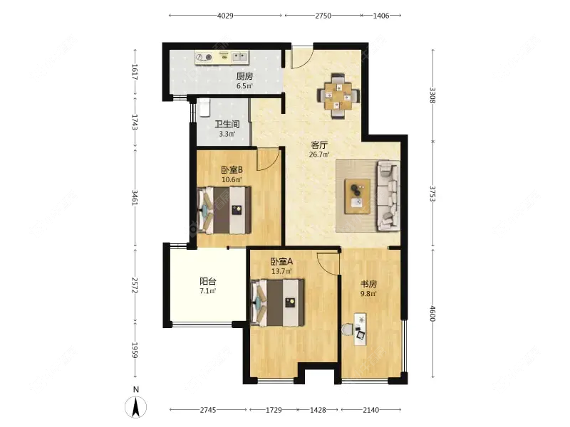 上海保利叶语一期在售二手房源户型图_小牛看房