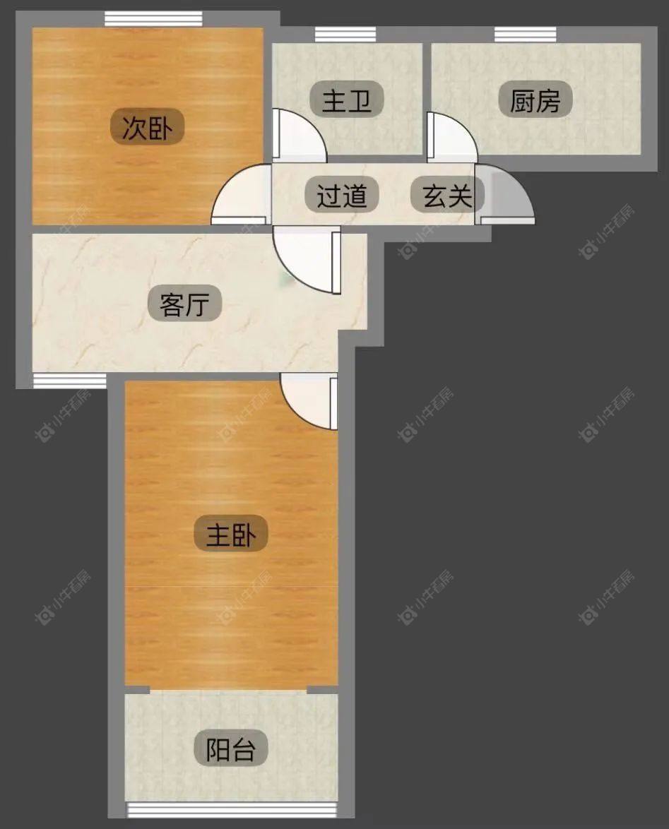 上海云台二小区在租房源户型图_小牛看房