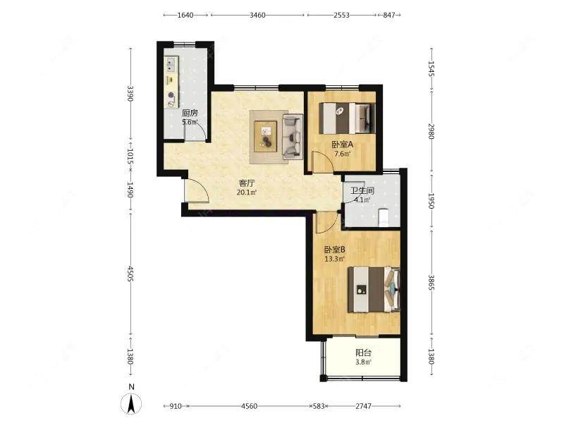 上海中怡家园在售二手房源户型图_小牛看房