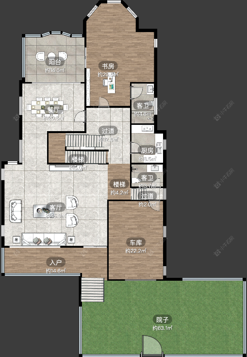 上海绿洲千岛花园在售二手房源户型图_小牛看房