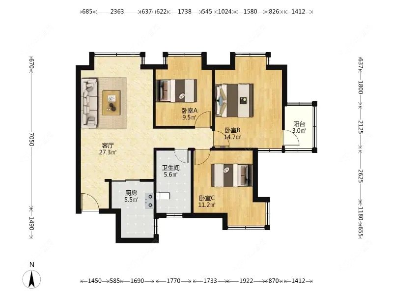 上海菊泉新城古北陆翔苑在售二手房源_小牛看房