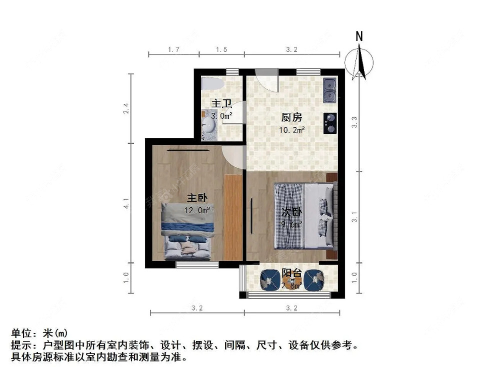上海桂巷新村在租房源户型图_小牛看房