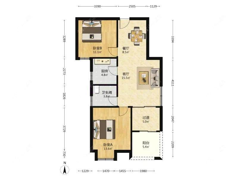 上海保利叶语一期在售二手房源户型图_小牛看房