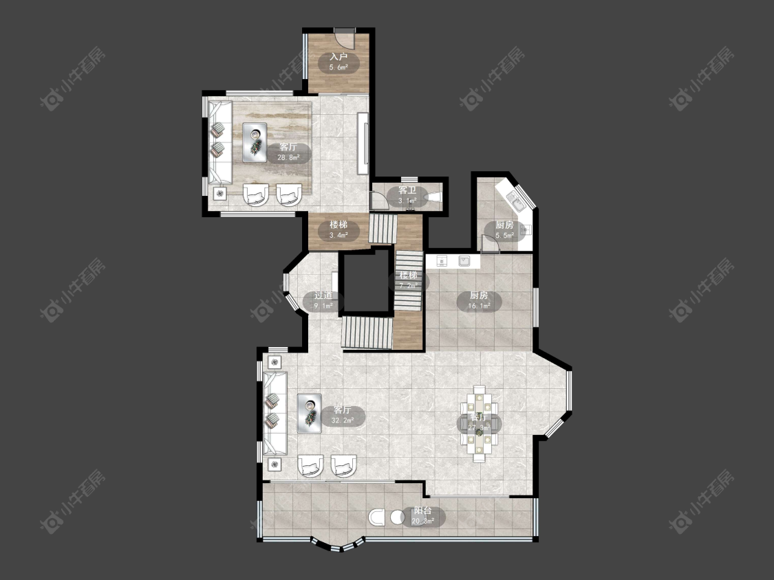 上海绿洲千岛花园在售二手房源户型图_小牛看房