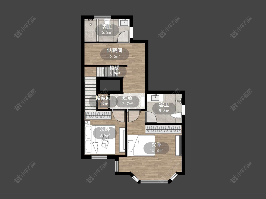上海长泰东郊御园别墅区在售二手房源户型图_小牛看房