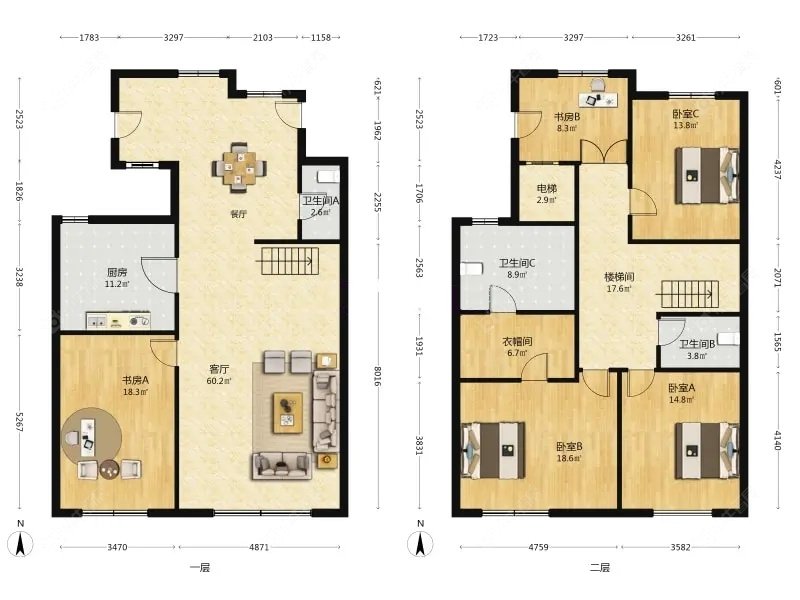 上海中建大公馆在售二手房源户型图_小牛看房