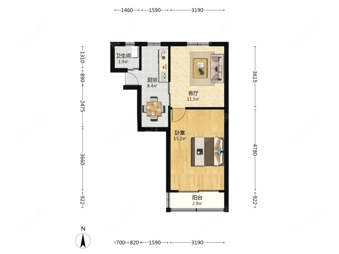 上海平型关路300弄在售二手房源户型图_小牛看房