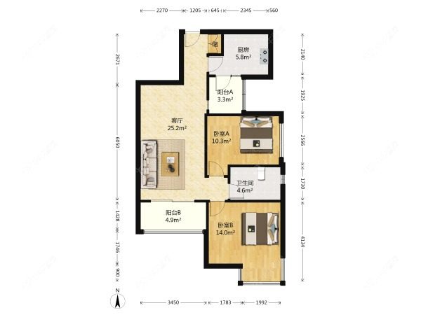 凯德嘉博名邸房源户型图 上海凯德嘉博名邸在售二手房源户型图_小牛看房