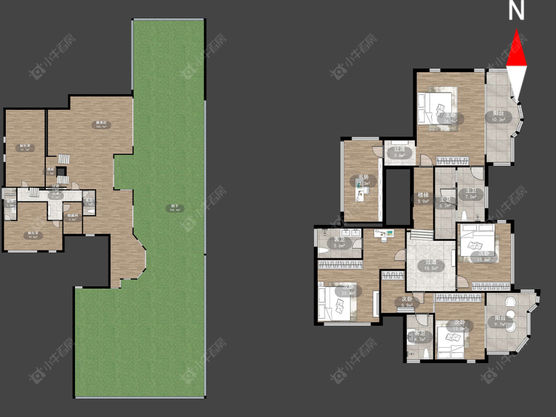 上海绿洲千岛花园在售二手房源户型图_小牛看房