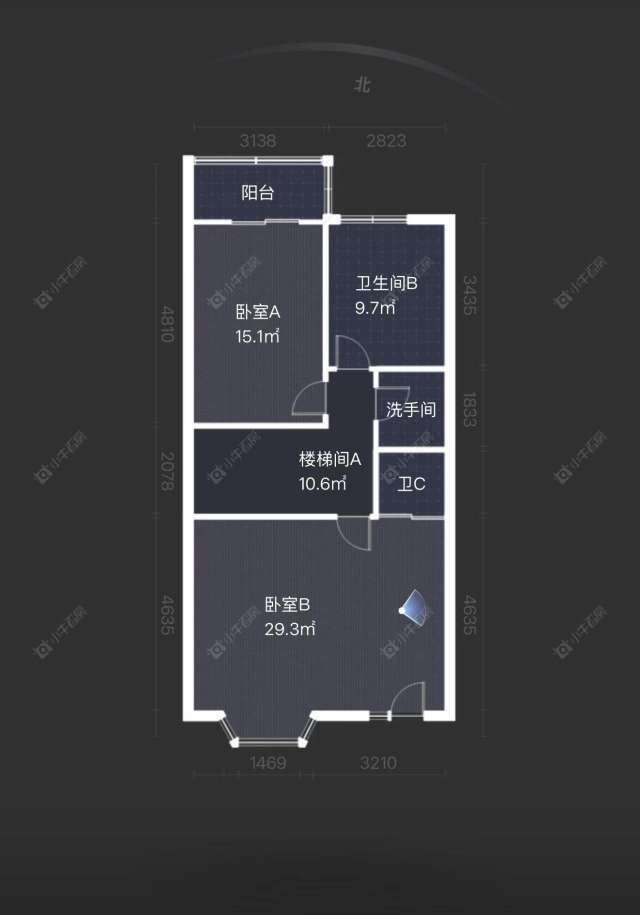 上海华馨苑别墅区在售二手房源户型图_小牛看房