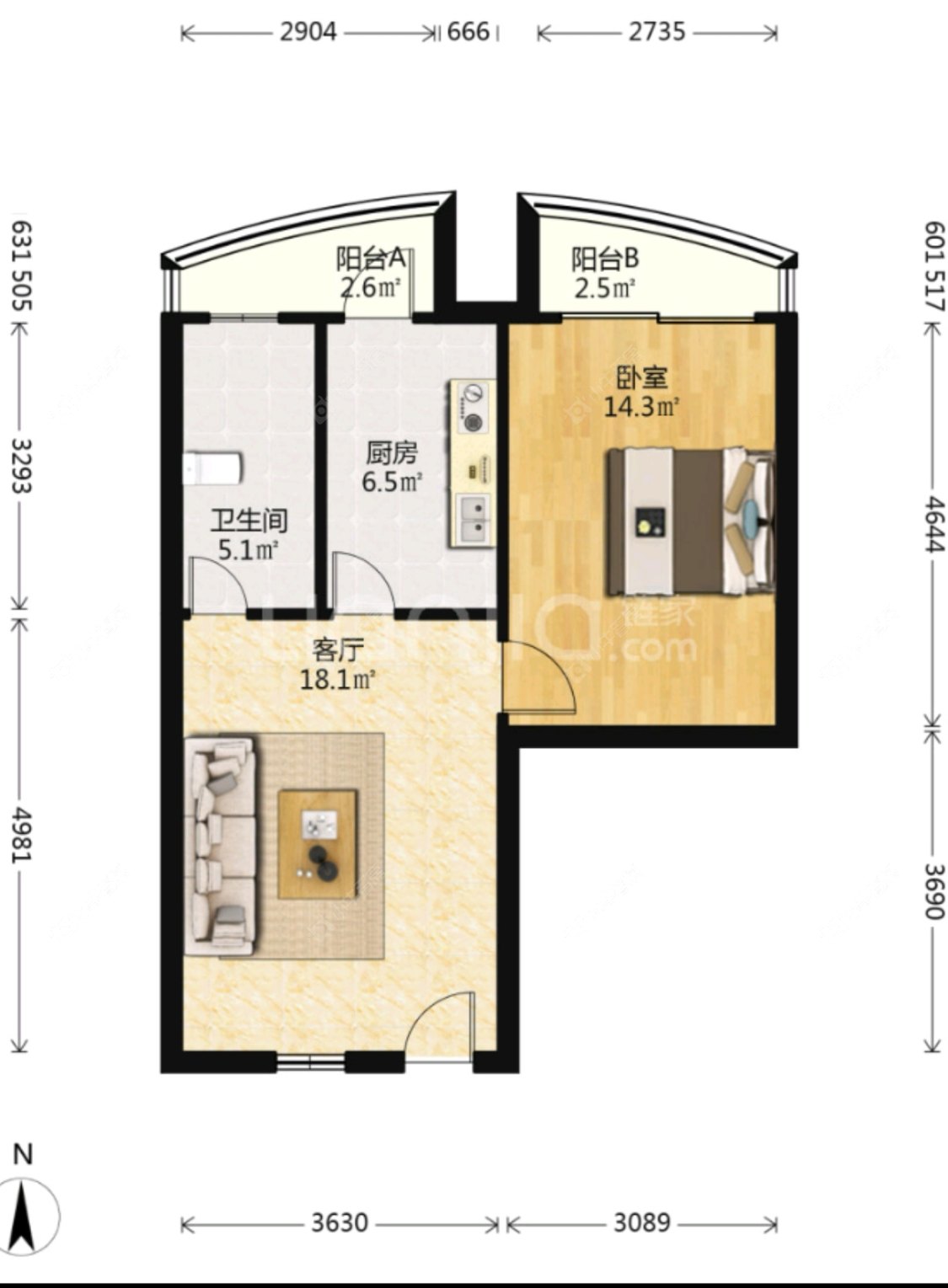上海新领地在售二手房源户型图_小牛看房