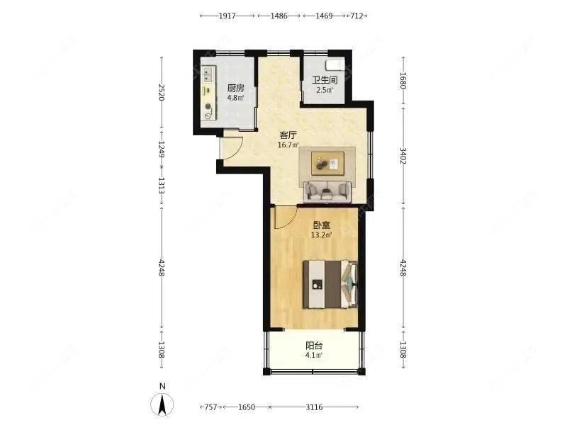 上海文宝苑在售二手房源户型图_小牛看房