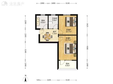 上海新川路209弄2室1厅1卫在售二手房房源图片