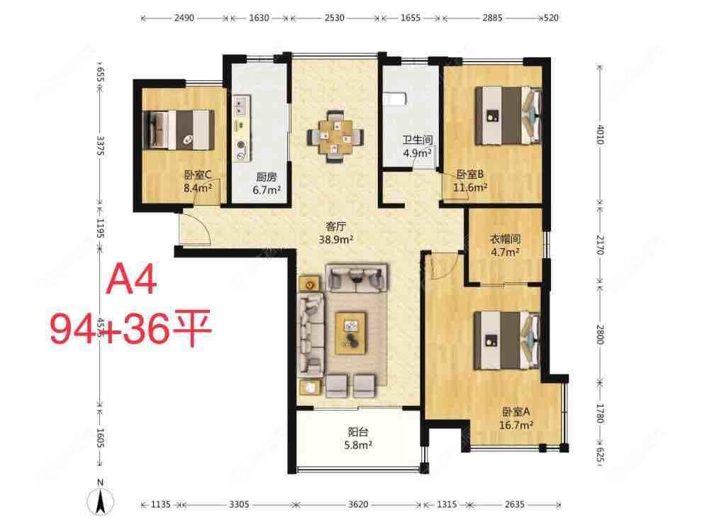 上海保利叶上海二期在售二手房源户型图_小牛看房