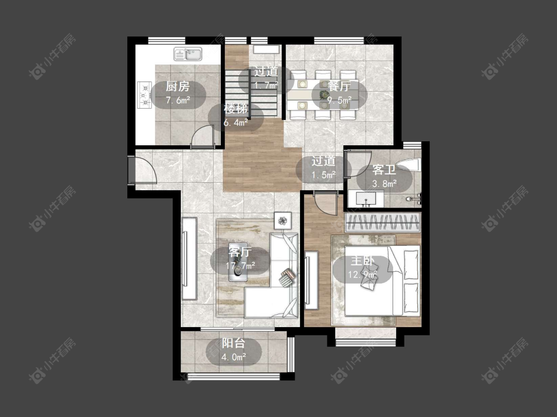 上海明天华城在售二手房源户型图_小牛看房