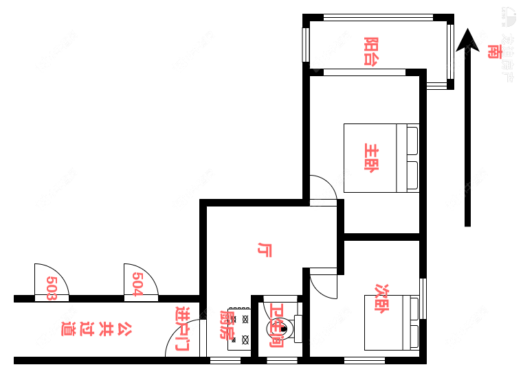 上海临园小区在售二手房源户型图_小牛看房